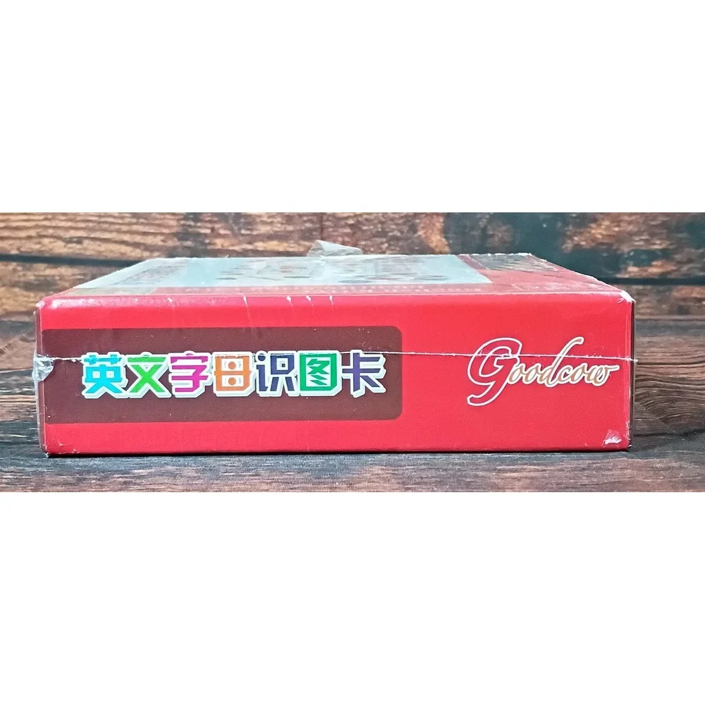Goodcow English Letter‎ Identification Card Set ABC Alphabet Learning Toy DN-028